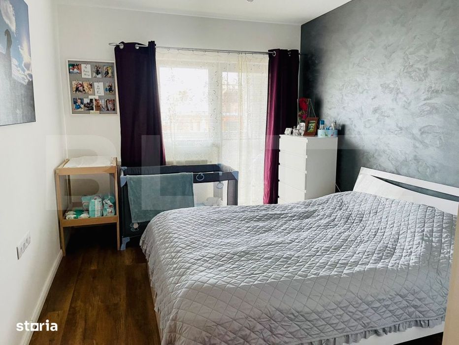Apartament cu 2 camere, 56mp, balcon 6mp, parcare inclusa, la cheie, i