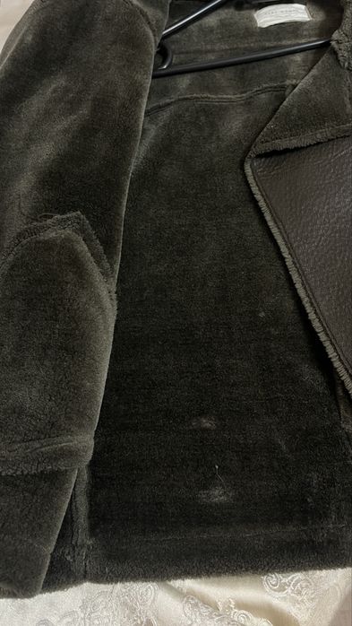 Дубленка zara авиатор