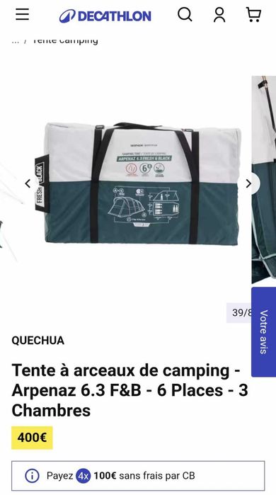 Cort camping de 6 persoane