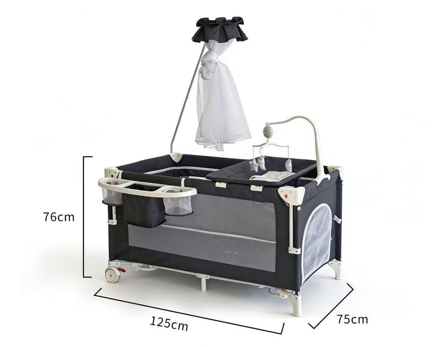 Детская кроватка-манеж колыбельная bolalar krovat  maneji mebel belanc