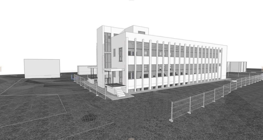 Cladire industriala 3 etaje - 1670m2, linga Lidl  Onesti