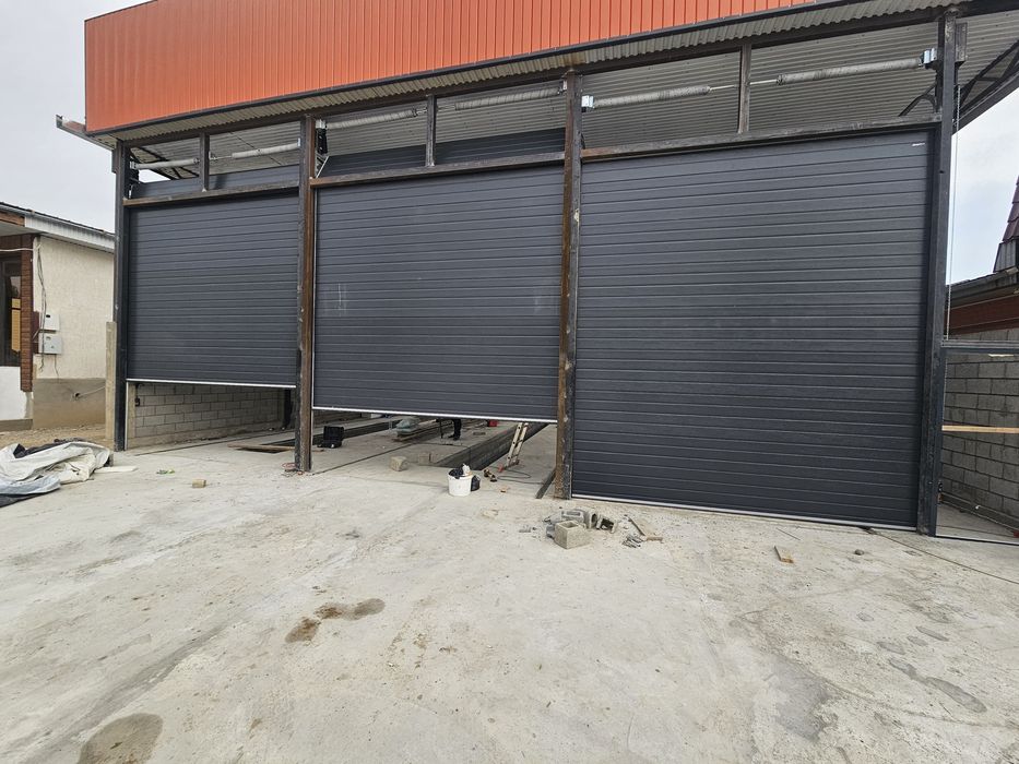 Ангарные секционные ворота Алматы