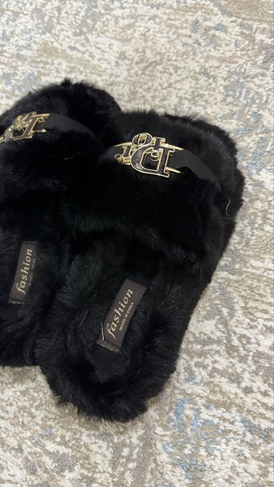 Новые пушистые тапочки  41