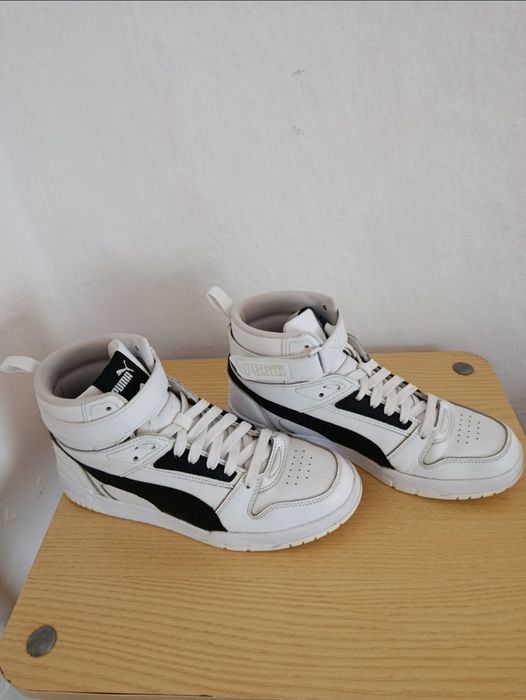 Adidași Puma alb/negru