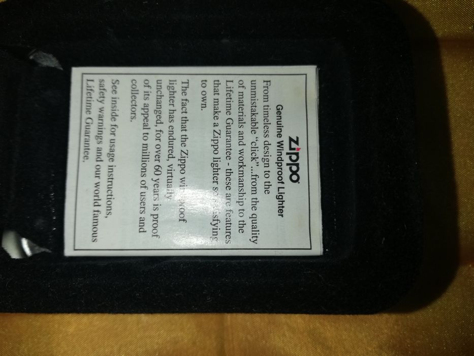 Vand bricheta ZIPPO.