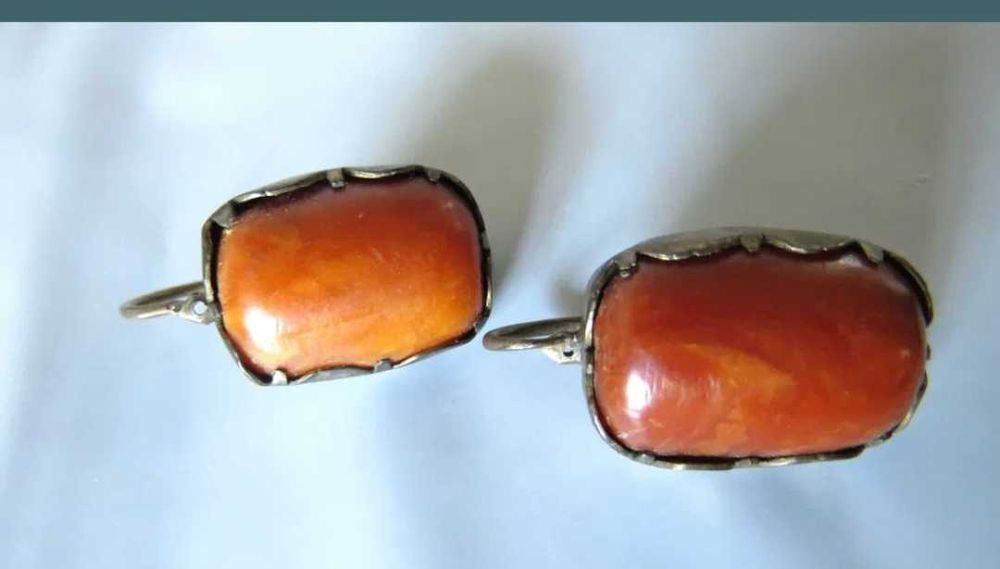 cercei cu chihlimbar butterscotch,