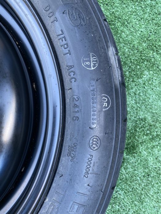 Roata rezerva slim ingusta OE Kia Ceed Hyundai I30 5X114,3 125 80 R15 GC. 57,1 Et 30. Cod Oe : 52910-1H900