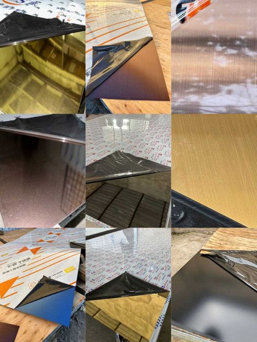 Цветные листы из нержавейки