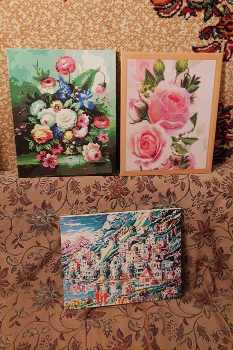 Картины нарисованы в ручную