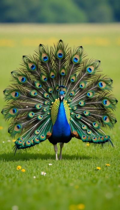 Живые Перья павлина декор