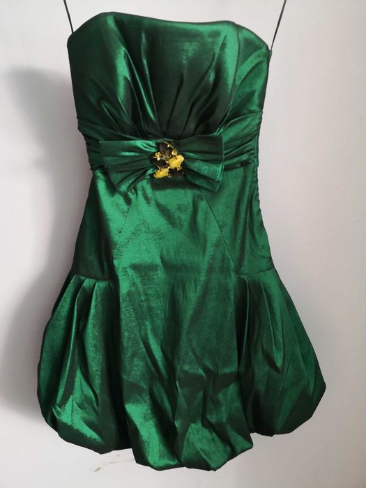 Зелена официална рокля