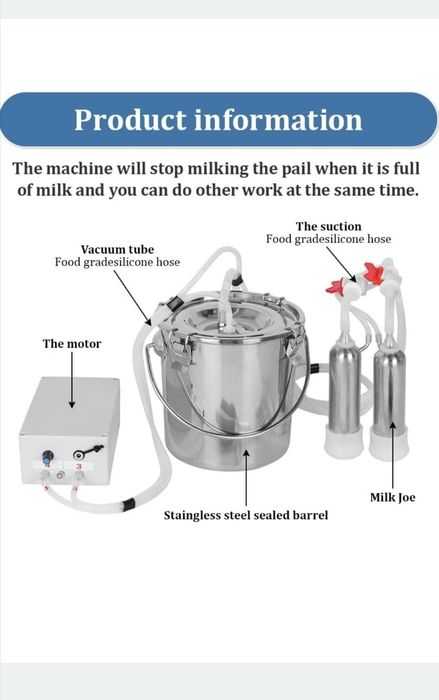 Maşină electrică de muls
