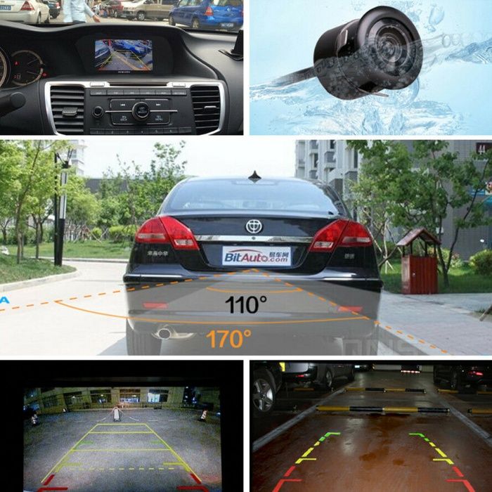 Водоустойчива камера за задно виждане при паркиране