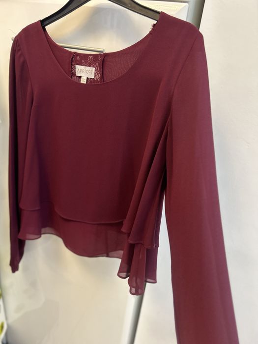 Bluza vaporoasa M / 38 • Foarte buna • Apricot