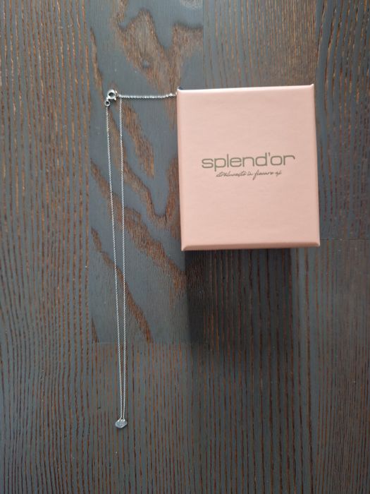 Lănțic aur cu pandantiv cu diamant