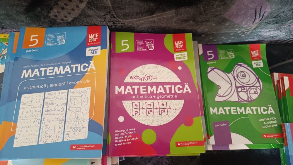 Vând manuale cărți culegere matematica gimnaziu teste evaluare
