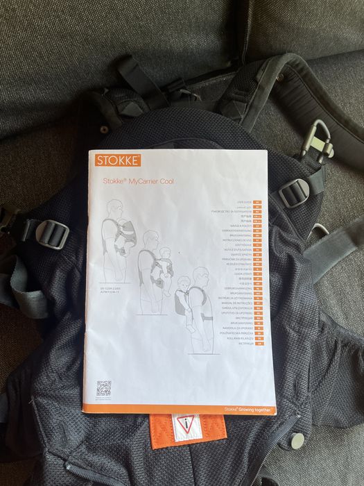 Marsupiu Stokke MyCarrier Cool – Față & Spate – Original