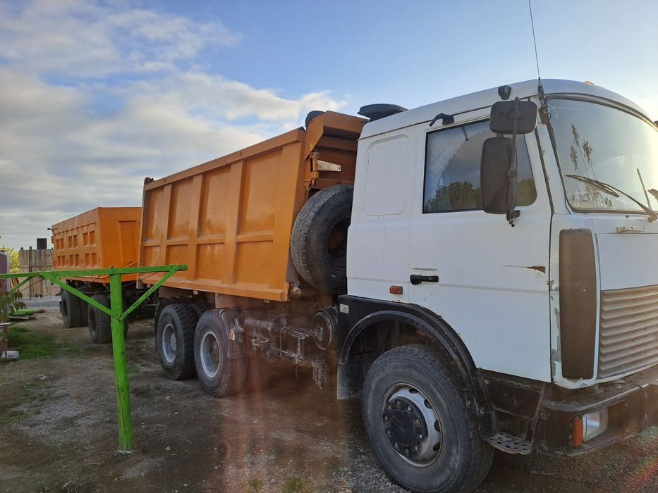 Маз 5516 с прицепом
