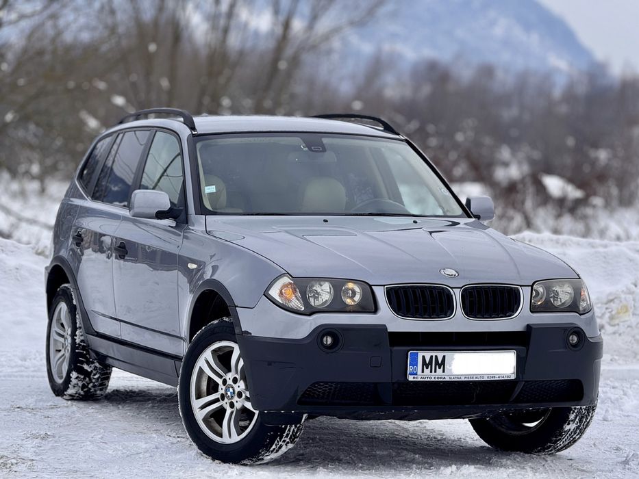 Bmw x3 - x drive - an 2006 - 2.0d 150 cp - interior piele crem -