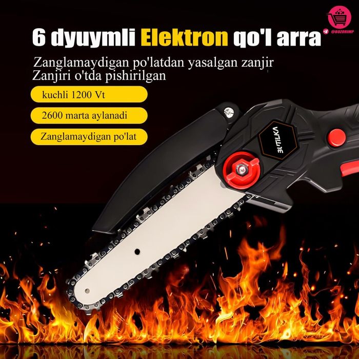 6dyumli elektron qo'l arra