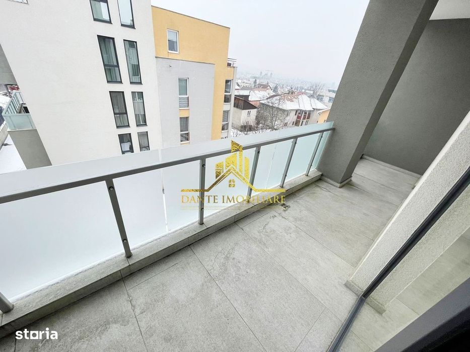 2 camere, mobilat modern, bloc nou, terasa, Calea Turzii, UTCN