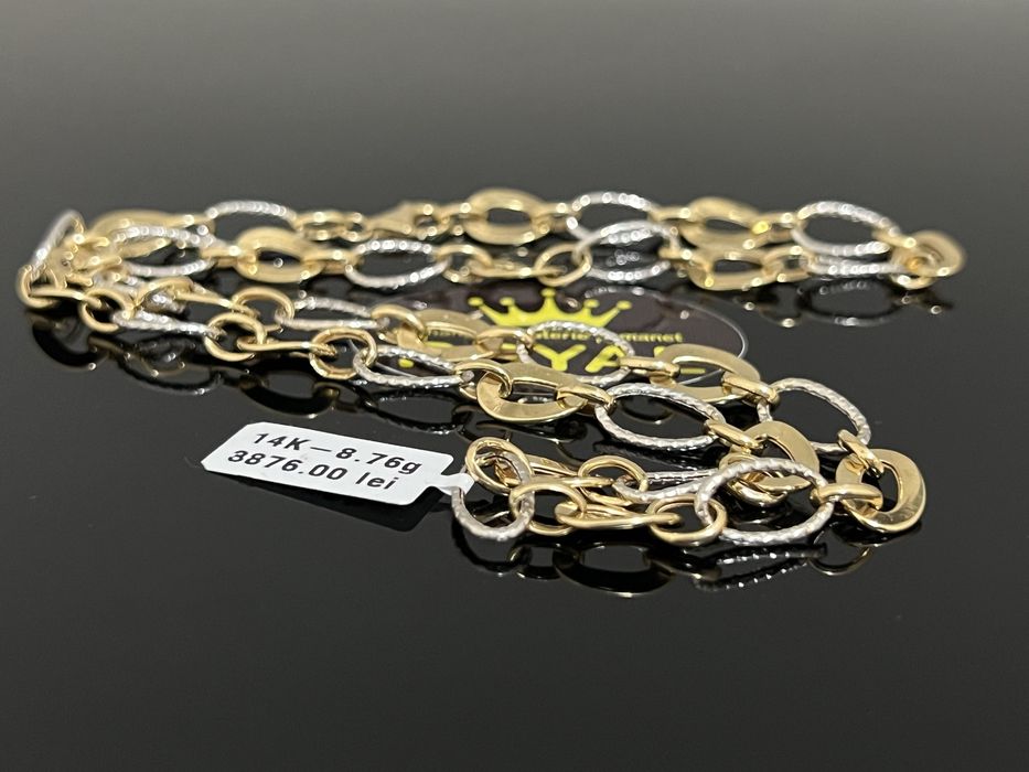 Bijuteria Royal CB : Lant aur 14K 585  8,76 grame