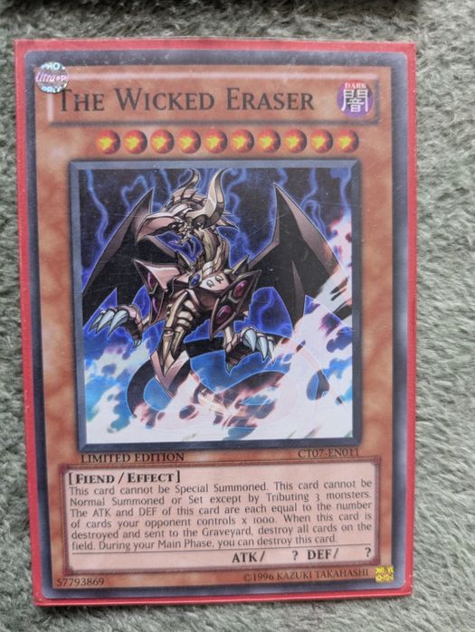 Yu-Gi-Oh God Cards комплект 9бр. - Slifer Obelisk Ra + Avatar, Eraser