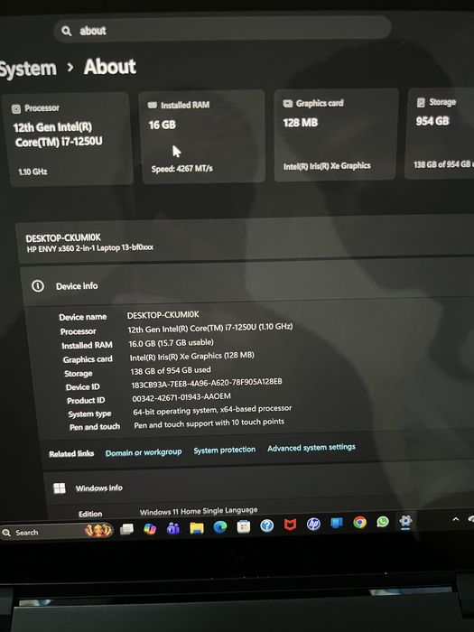 HP Spectre x360 Intel EVO Core i7