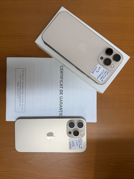 Iphone 16 pro max, garantie