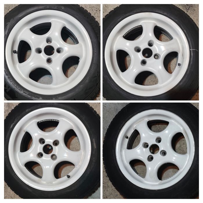 Set Logan Jante Aliaj 15" — Prindere 4x100 — Dezent / Alu-Design 7.25J ET35 — CB 63.4 (Inele 60.1) cu anvelope 185 65 15 iarnă