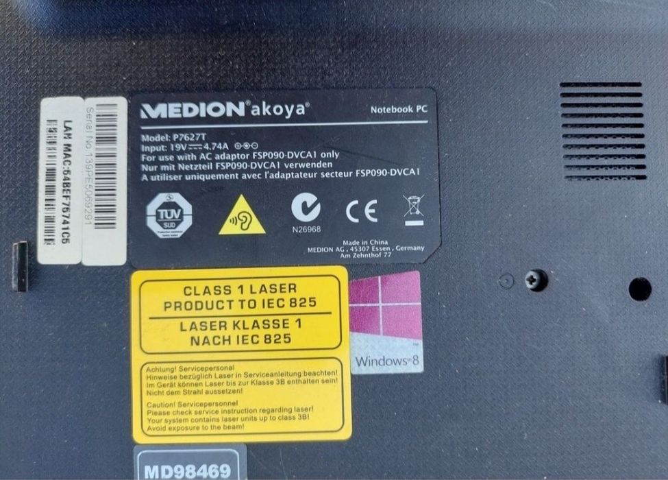 Laptop Medion Akoya 17" i3