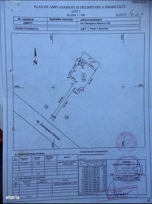 Teren de închiriat în Băneasa, str Dobrogeanu Gherea, stradal