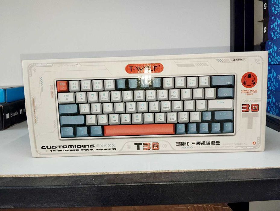 TWolf T30 — ixcham simsiz MEXANIK klaviatura/МЕХАНИЧЕСКАЯ клавиатура .