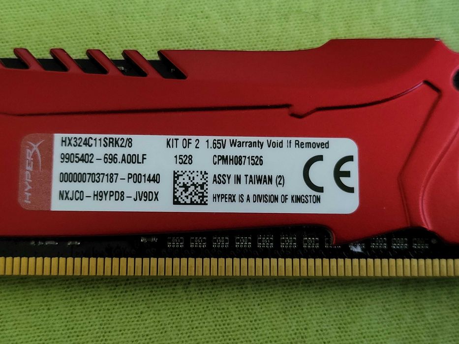 16GB 4x4GB DDR3 Kingston HyperX Savage 2400Mhz