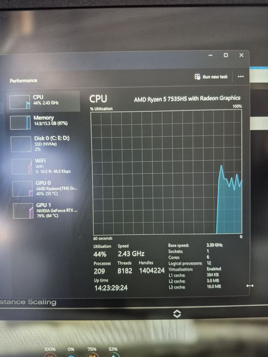 Laptop gaming Acer Nitro V15