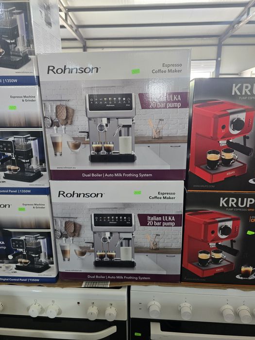 Нова еспресо машина с млечна система Rohnson 98080 20 bar
