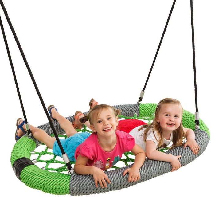 Качеля-гнездо Oval Pro для общественных мест/круглая качеля сетка