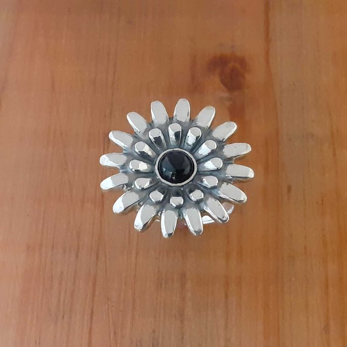 Авторски сребърен пръстен с оникс, ръчна изработка.   SILVER RING