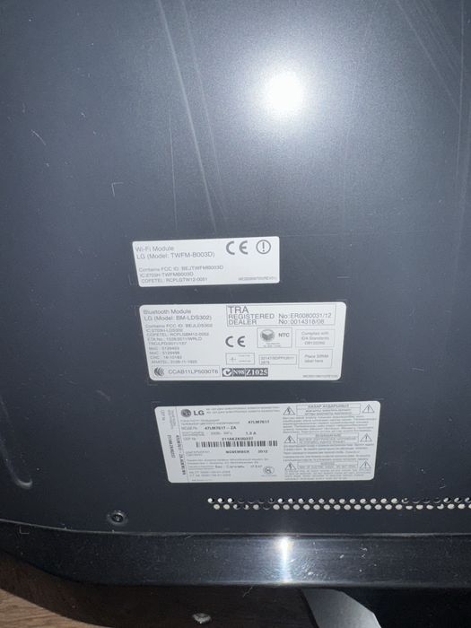 Телевизор LG экран сломан