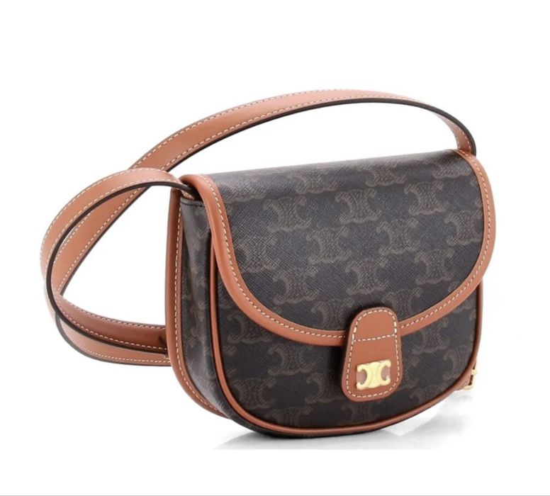 Дамска чанта Celine Mini Besace Triomphe Canvas