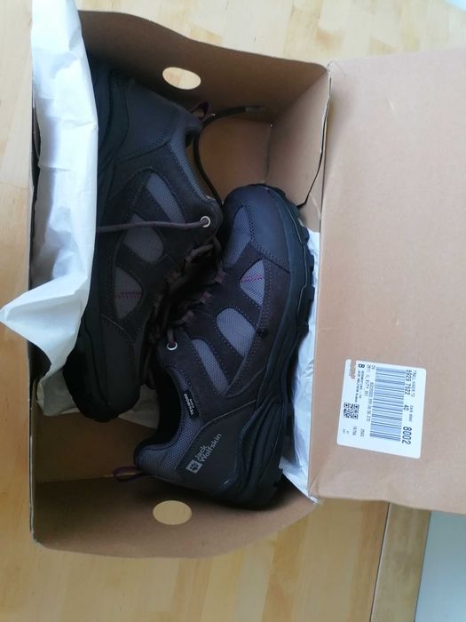 Adidasi dama Jack Wolfskin Trail Hiker Texapore Low W marime 40 impermeabili TEXAPORE trekking outdoor, noi , usori, respirabili, aderenta buna