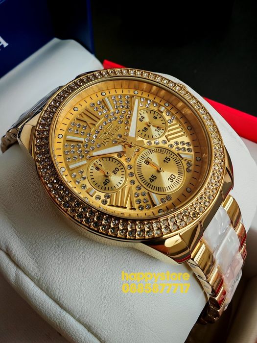 INVICTA Gold Pearl women 38 mm, Инвикта нов ръчен часовник
