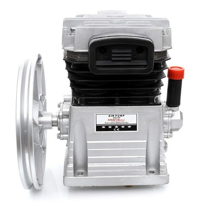 Cap compresor de aer 3kW 2 pistoane , Kraft&Dele KD1493