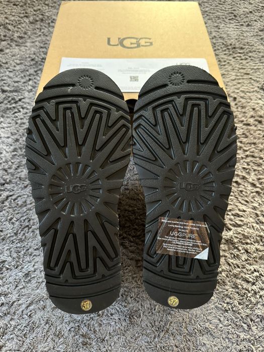 UGG Tasman Platform Slippers Black