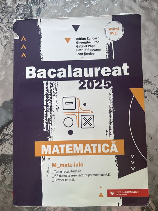 culegere BAC matematica informatica 2025