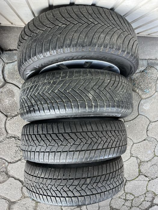 Jante aliaj 5x112mm, anvelope 205/60 R16, Mercedes, Audi VW Skoda Seat
