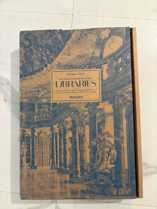 Massimo Listri – The World’s Most Beautiful Libraries (TASCHEN, XXL Edition) – NOUĂ, în cutie de transport