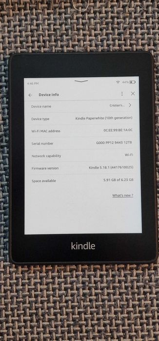 Kindle Paperwhite 10th Generation - 6 GB, WiFi