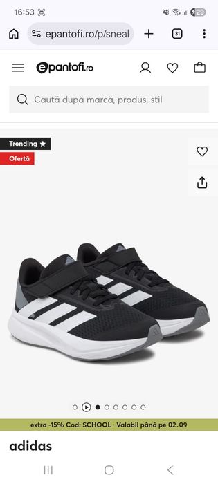 Set trening + adidasi copii