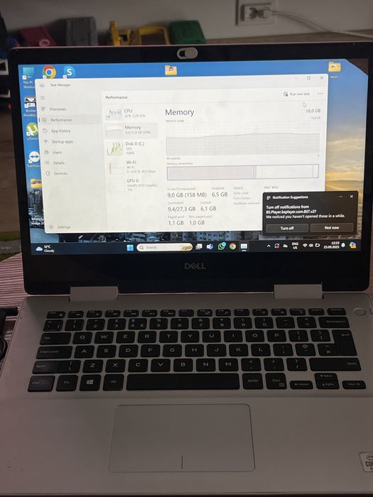 Laptop dell inspirion